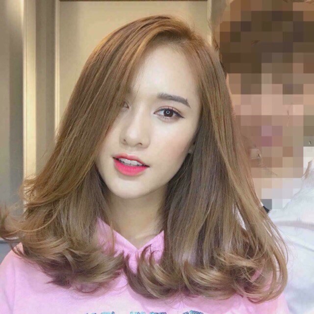 thuốc nhuộm tóc snukia màu nâu vàng