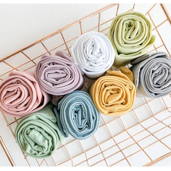 Quần Tất Vải Nhung Màu Trơn Xinh Xắn Dành Cho Bé Gái