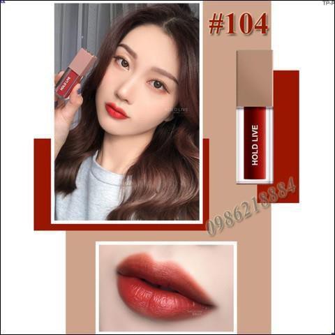 Son kem nắp đính đá Hold Live Velvet Matte Lip SX