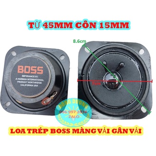 Treble boss vuông 7cm từ đơn 45mm - giá 2 củ - tặng kèm 2 tụ 1.5mf 250v vàng