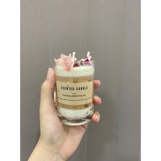LY THỦY TINH RỖNG ĐỰNG NẾN THƠM