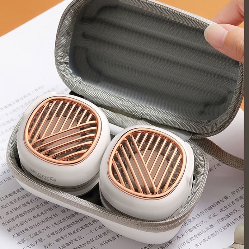 Quạt đeo cổ mini/ quạt cầm tay/ quạt tích điện DEERMA GB100
