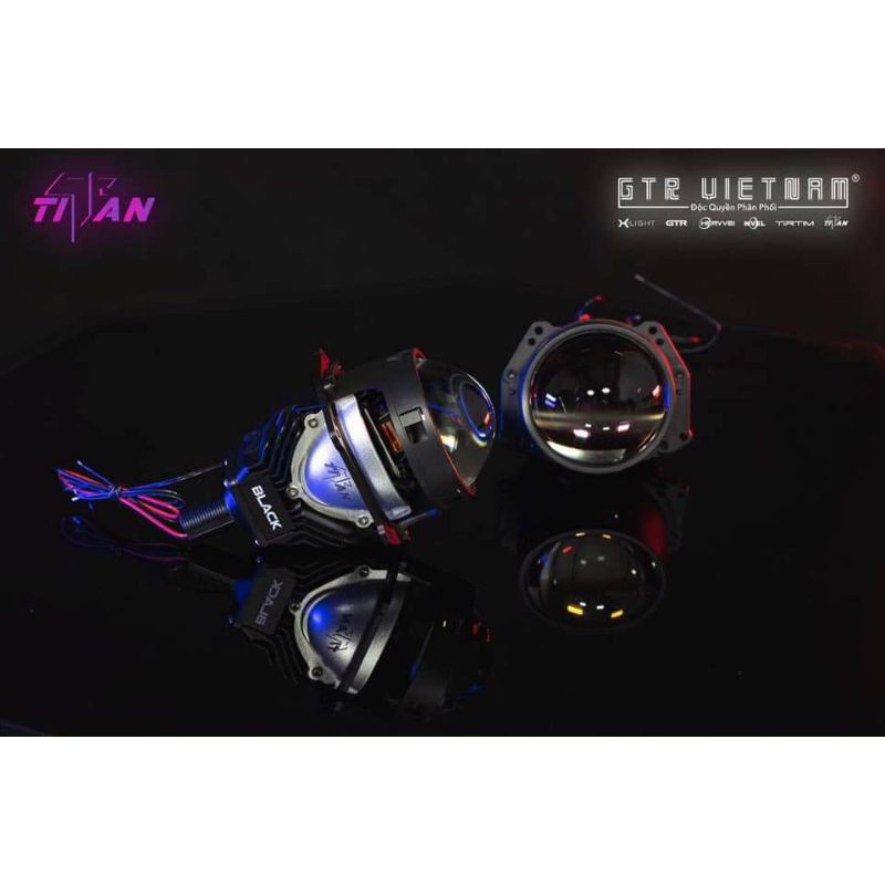 Bi Cầu Titan Black Chính Hãng GTR - Ánh sáng hủy diệt Full phụ kiện