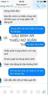 Dung dịch vệ sinh phụ nữ cầu bình an