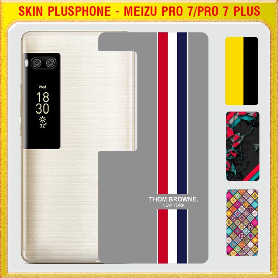 Dán Skin mặt sau cho Meizu Pro 7, Pro 7 Plus nhiều mẫu hot, độc lạ