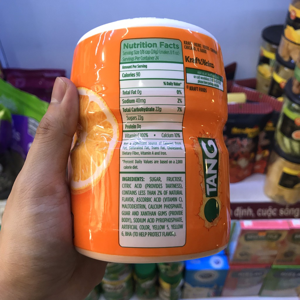 [Mã GROSALEHOT giảm 8% đơn 250K] Bột Pha Nước Cam Tang 566g - Mỹ | BigBuy360 - bigbuy360.vn