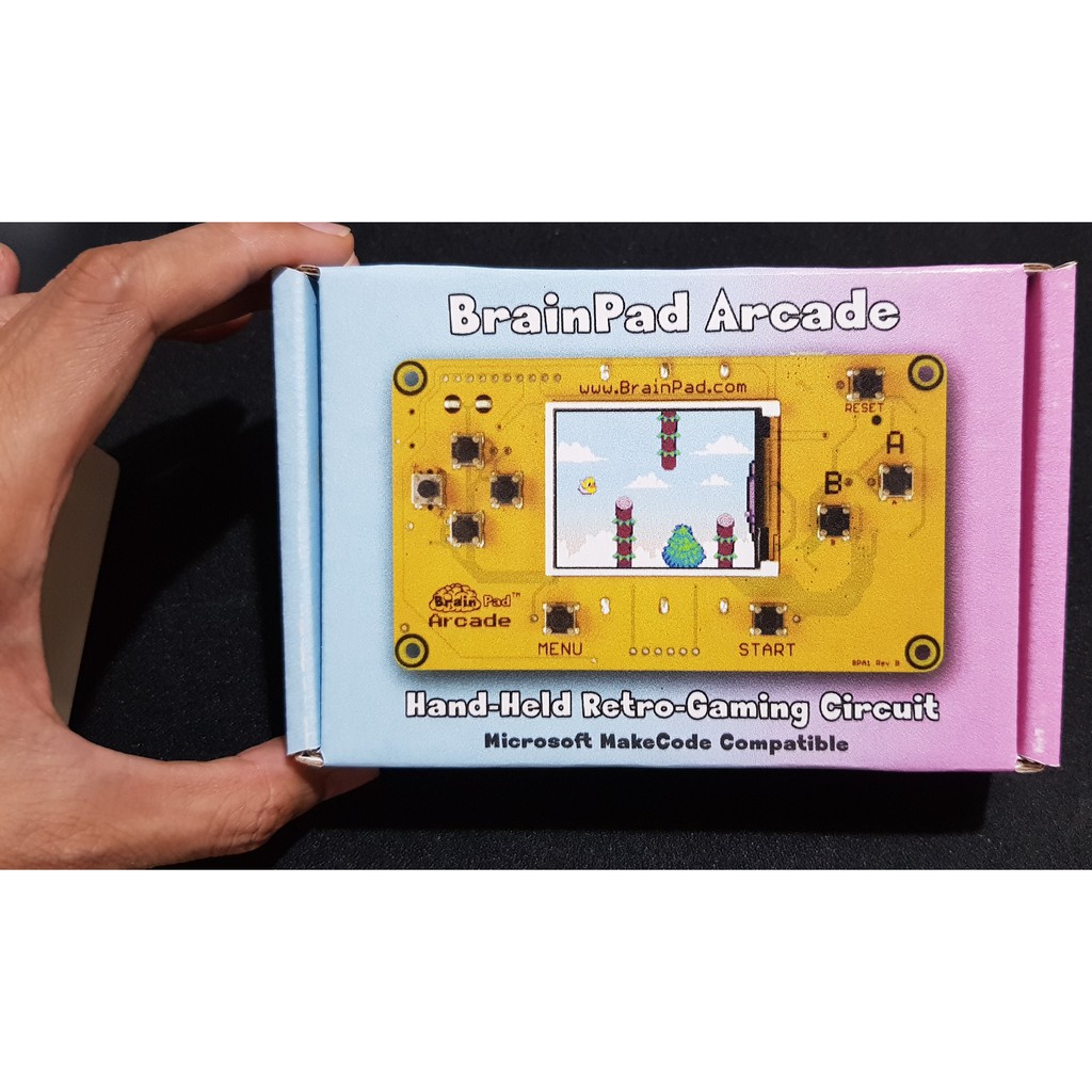 Mạch máy học làm games cho trẻ em – BrainPad Arcade for MakeCode Arcade