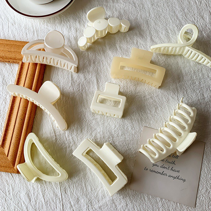 Kẹp Tóc Cỡ Lớn Kiểu Dáng Đơn Giản Ngọt Ngào Thời Trang