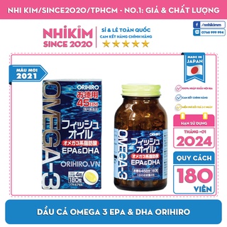 Dầu cá omega 3 epa & dha orihiro