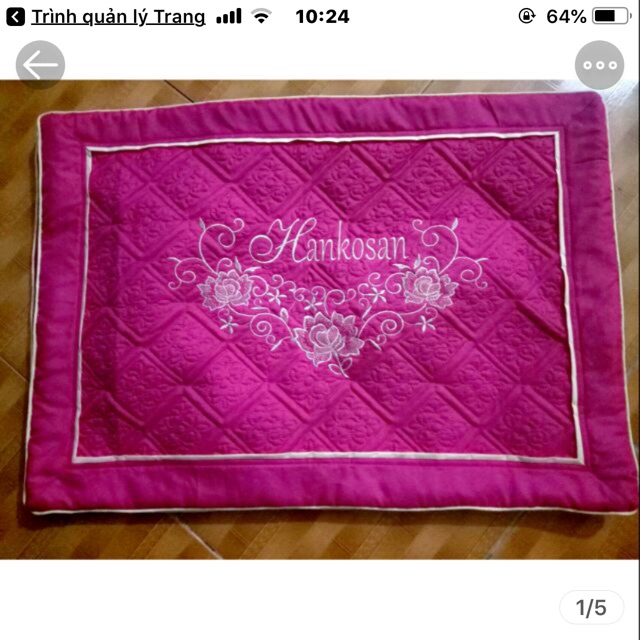 Combo 7 đôi satin thêu