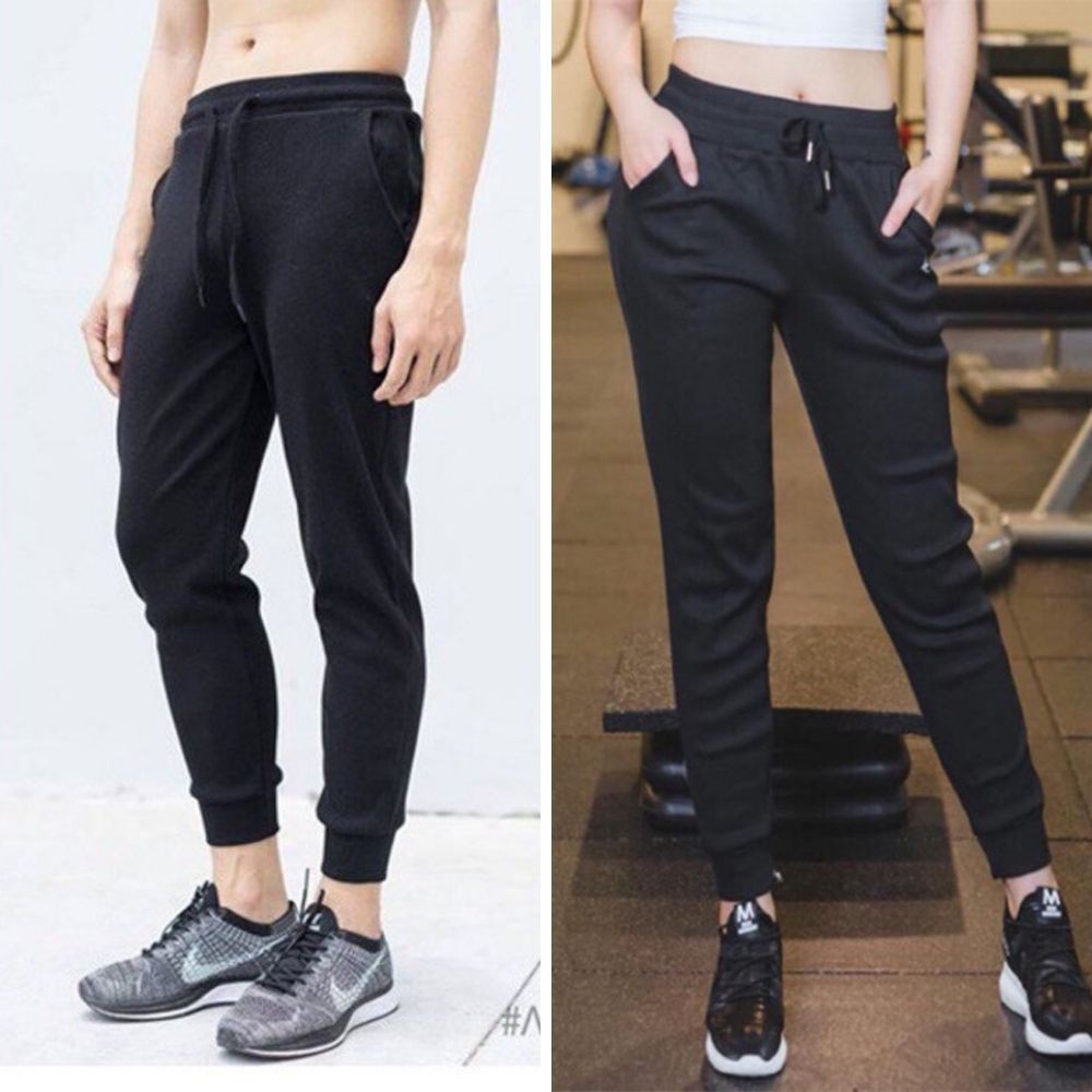 Quần Jogger Len tăm nam nữ giữ nhiệt vải mềm dày dặn, co dãn tốt kiểu dáng thể thao Q2I02