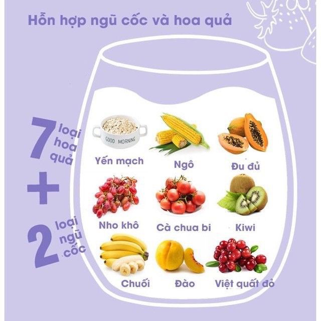 [Order - GIẢM CÂN EAT CLEAN] Ngũ cốc Miêu Thượng Lan Đình mix các loại hạt và mix hoa quả