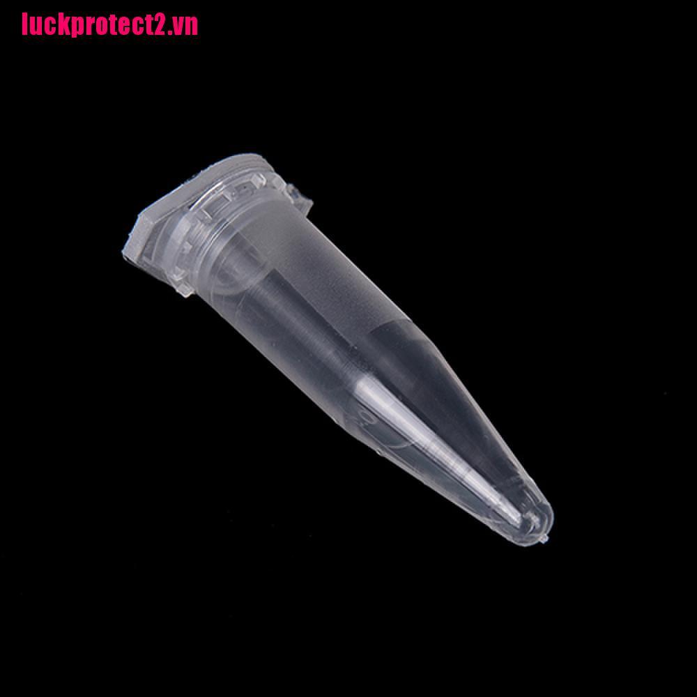 H&L 1X1.5ml Lab Clear Micro Plastic Test Tube Centrifuge Vial Snap Cap Container AB