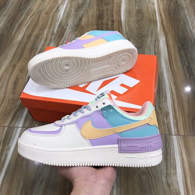 [🎁 FULL BOX] Giày ɴɪᴋᴇ Shadow, ɴɪᴋᴇ 7 màu, AF1 shadow 7 màu Nữ ❤️cầu vồng CỰC HOT 2021 | BigBuy360 - bigbuy360.vn