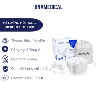 Máy xông khí dung microlife neb 200 - dna medical - vật tư, thiết bị y tế chính hãng