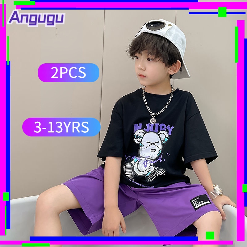 Set Đồ 2 Món Gồm Áo Thun Và Quần Thời Trang Mùa Hè Phong Cách Mới Dành Cho Bé Trai 3 Đến 4 Đến 5 Đến 6 Đến 7 Đến 8 Đến 9 Đến 10 Đến 11 Đến 12 Tuổi