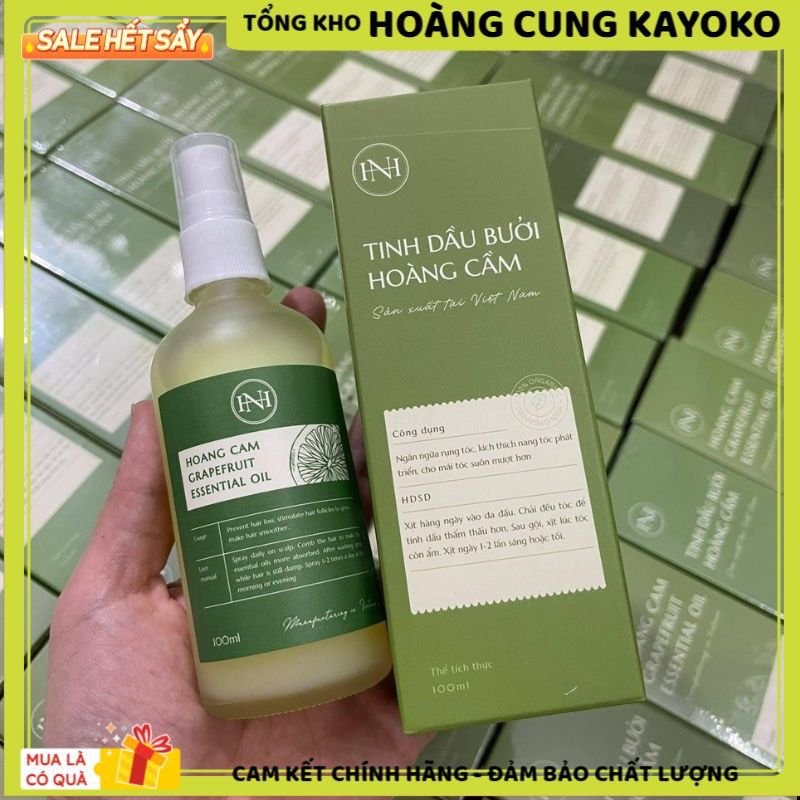 Tinh dầu bưởi Nga Hoàng Tinh dầu bưởiHoàng Cầm chính hãng 100ml mới nhất 2021( Giá sỉ)