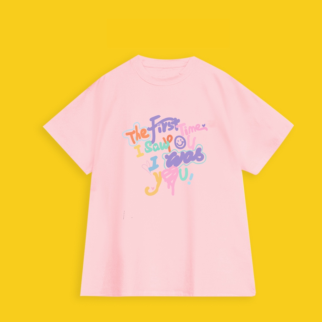 Áo thun nữ ngắn tay unisex, Form rộng, phong cách hàn quốc phù hợp nhiều lứa tuổi | BigBuy360 - bigbuy360.vn