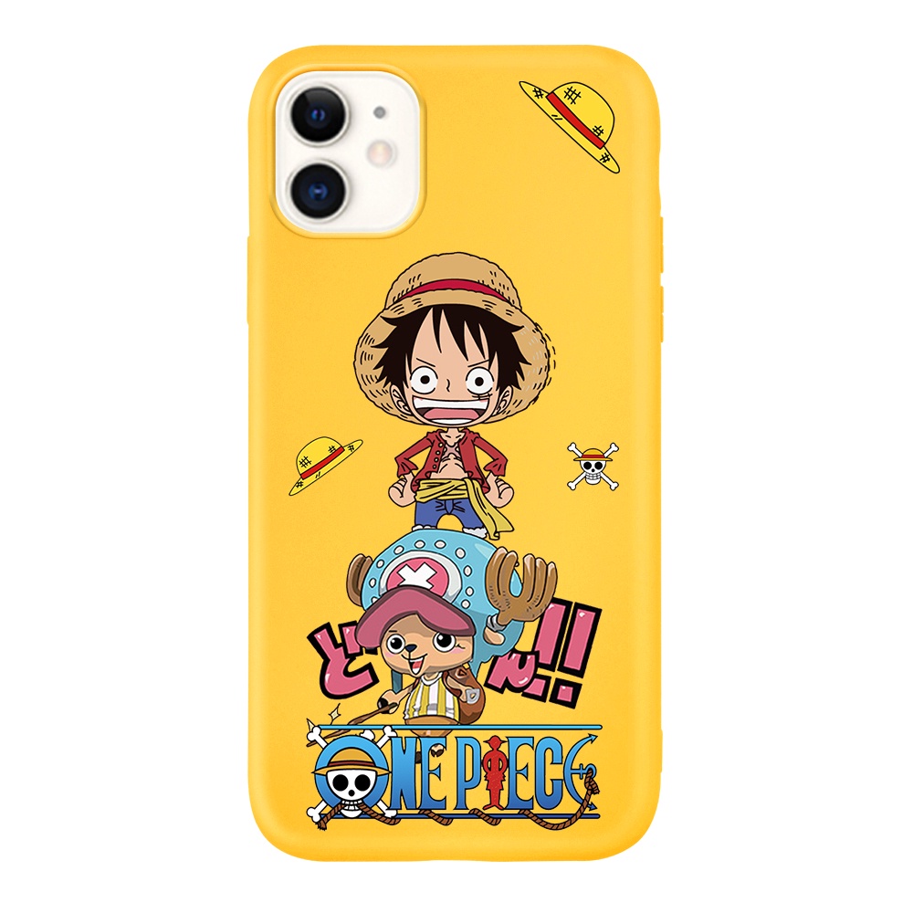 Ốp điện thoại họa tiết hoạt hình One Piece cho IPhone 13 13Pro 13Promax 12 12Pro 12Pr