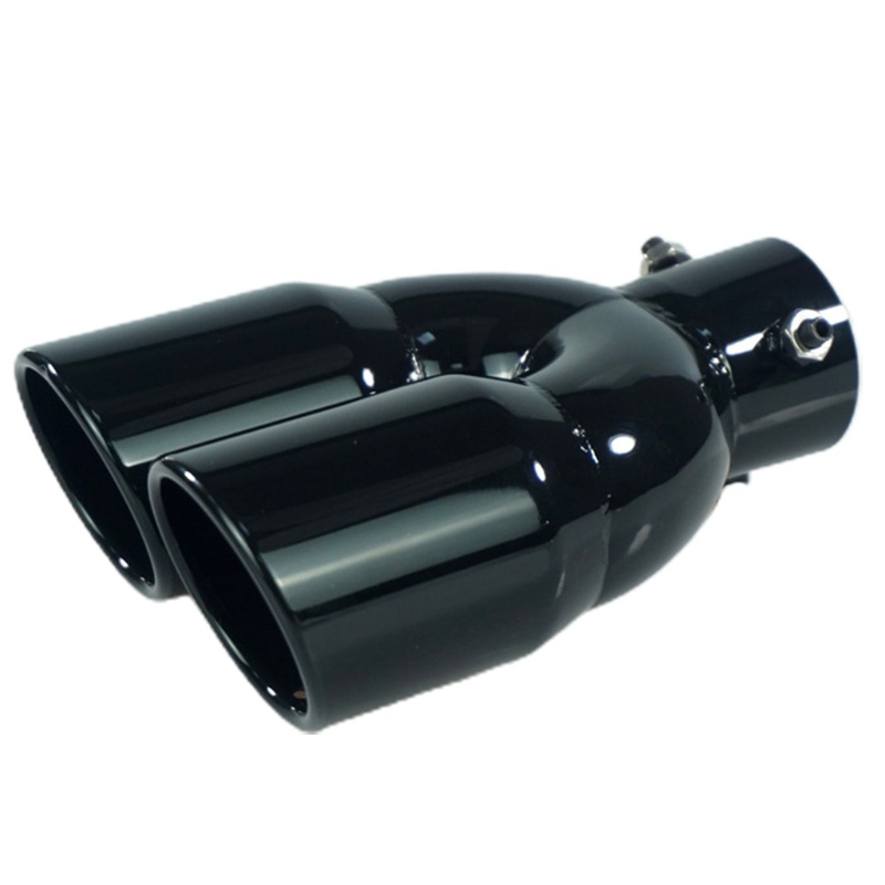 Ống xả xe hơi phía sau bằng thép không gỉ thiết kế ống kép