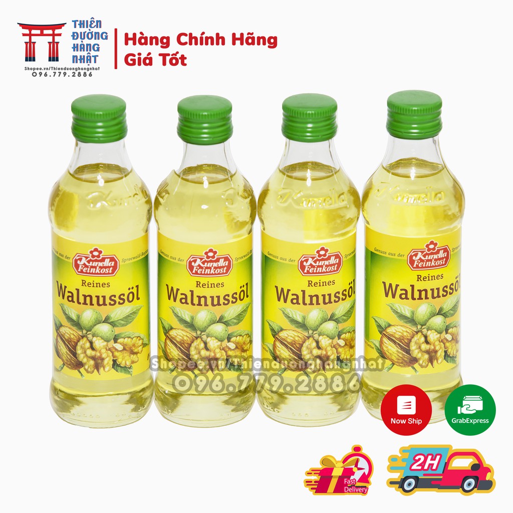 Dầu óc chó Kunella Đức 100ml [Date 12/2021]