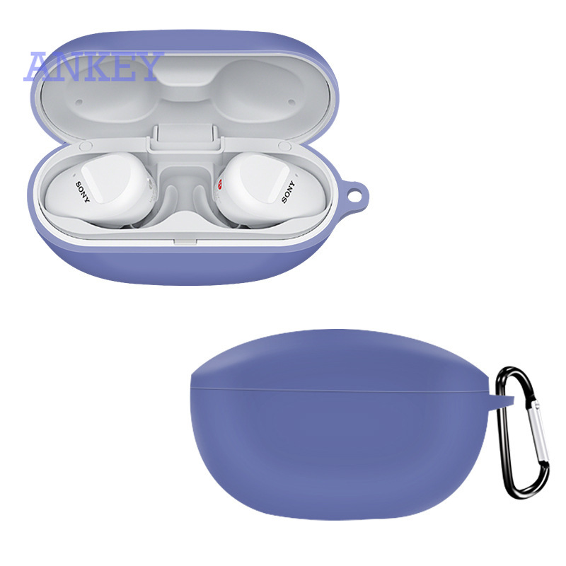 Sony WF-SP800N WF-1000XM3 WF-H800 WF-XB700 Vỏ bảo vệ bằng silicon mềm chống rơi cho tai nghe