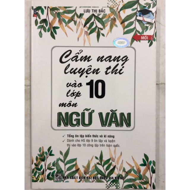 Sách - Cẩm nang luyện thi vào 10 môn Ngữ Văn