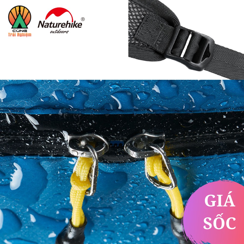 Balo Du Lịch Gấp Gọn 22L Chống Rách, Chống Thấm Nước cho Đi Học Đi Chơi Dã Ngoại NatureHike NH17A017-B