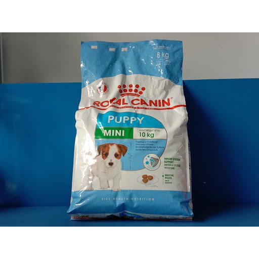 8kg,ROYAL CANIN MINI PUPPY Dành cho chó cỡ Mini  và đang trong giai đoạn Puppy từ 2 đến 10 tháng tuổi