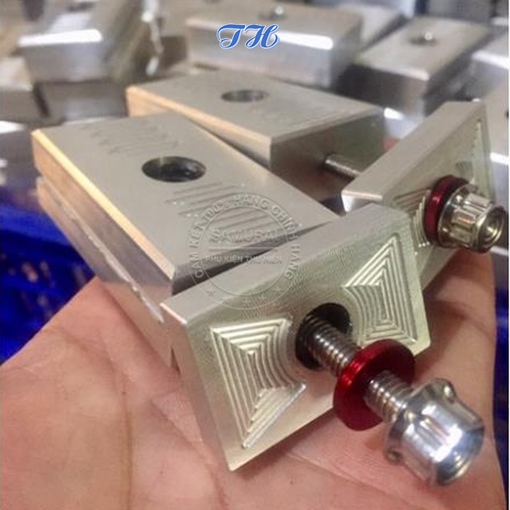 Pát Tăng Sên Âm Jupiter Pát Pas Bát Pass Tăng Sên Jupiter Nhôm CNC Không Gỉ, Có Rãnh Thoát Nước, Lắp Như Zin