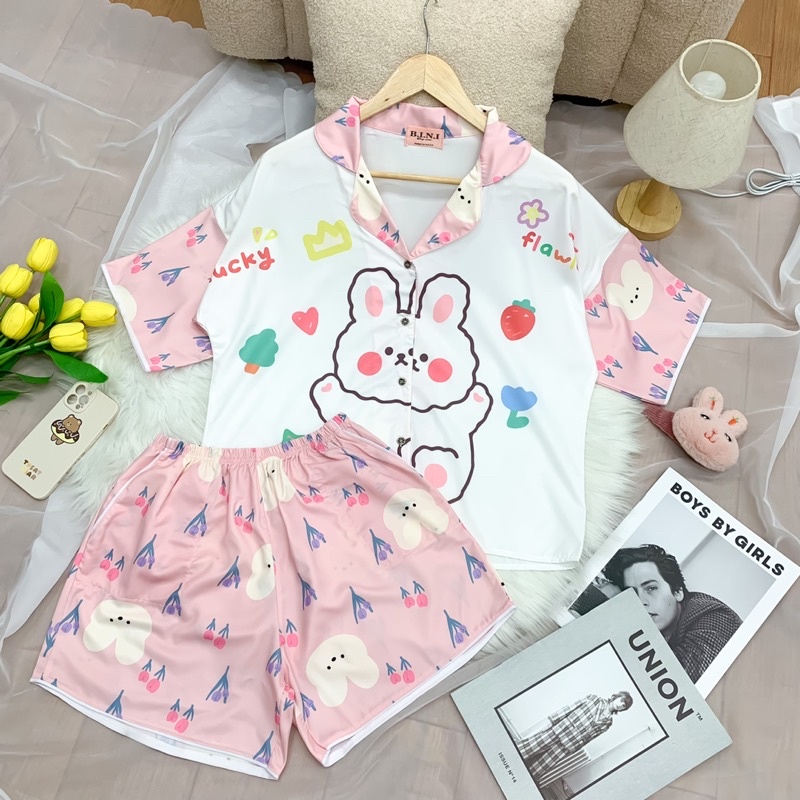 ❌GIÁ RẺ NHẤT❌BỘ ĐÙI IN TO LỤA MANGO—— In 5D HÀNG ĐỘC QUYỀN BINI SLEEPWEAR ✨ | BigBuy360 - bigbuy360.vn