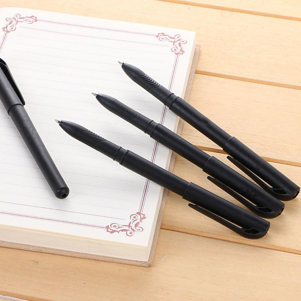 Bút Mực Gel Đen EDUSKY Đa Dạng Mẫu Mã Cho Học Sinh Sinh Viên Văn Phòng