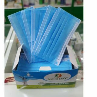 Khẩu Trang Y Tế 3 Lớp Bạch Tuyết - Bao Bì Mới - 50cái/Hộp