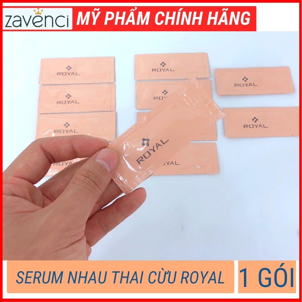 Serum Dưỡng Da 🍓🍓 ROYAL Nhau Thai Cừu Dưỡng Trắng Mềm Mịn Da Hiệu Quả (lẻ - 1 gói)