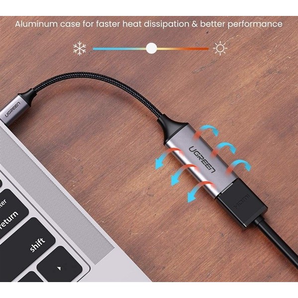 Cáp chuyển USB Type C sang HDMI 2.0 chuẩn 4K/60Hz Ugreen 70444