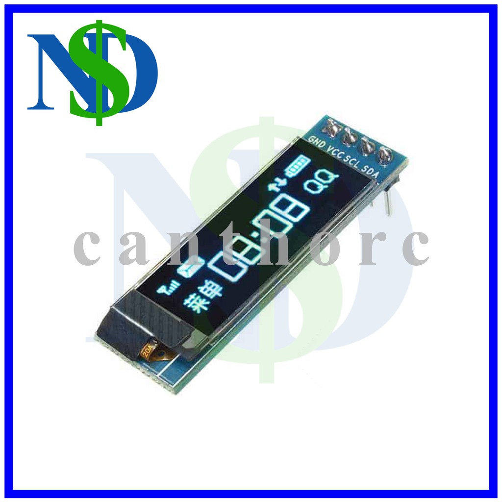 Màn Hình LCD Oled 0.91 Inch Giao Tiếp I2C