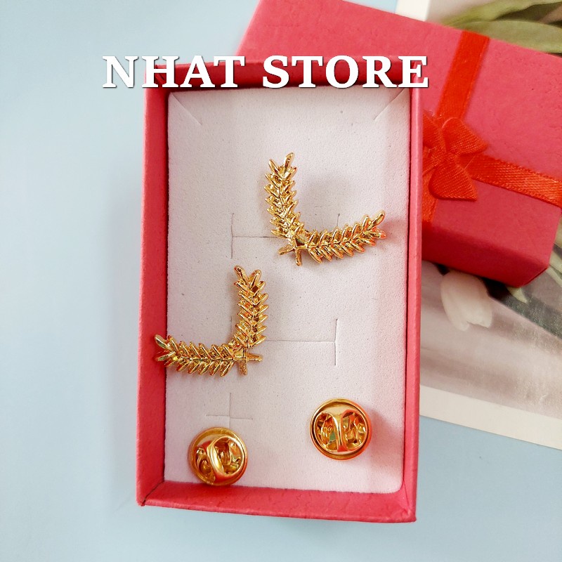 Combo 2 nút cài cổ áo nam nữ, ghim cài thời trang Nhat Store