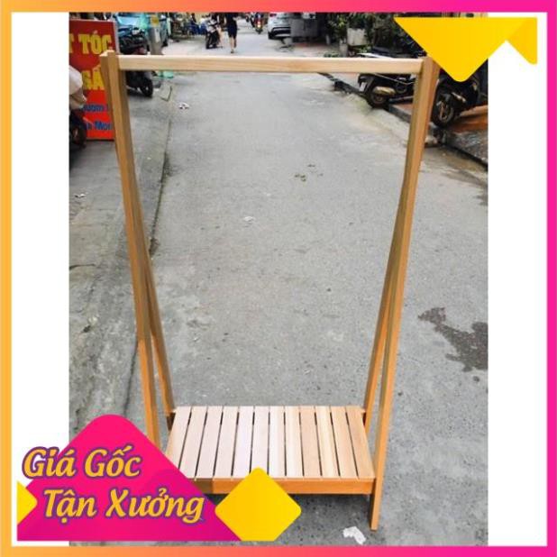 Giàn treo quần áo bằng gỗ, kệ phơi đồ đa năng chữ A 1 tầng tiện lợi gỗ MDF chống ẩm cao cấp