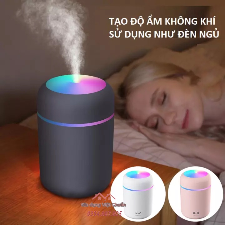 Máy phun sương tạo độ ẩm ô tô văn phòng tăng độ ẩm trong không khí nhỏ mini có thể cầm tay dùng USB sk290