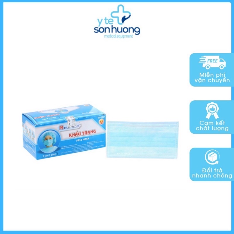 Khẩu trang y tế 3 lớp Bảo Thạch