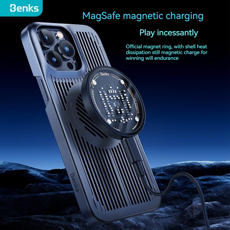 Ốp Điện Thoại Benks Biliz Siêu Mỏng Thoáng Khí Có Nam Châm Sạc Điện Thoại IPhone 14 Plus Pro Max