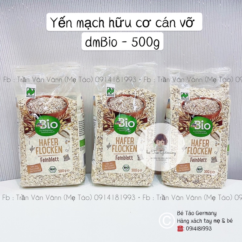 Yến mạch Đức Hafer Flocken - 500g