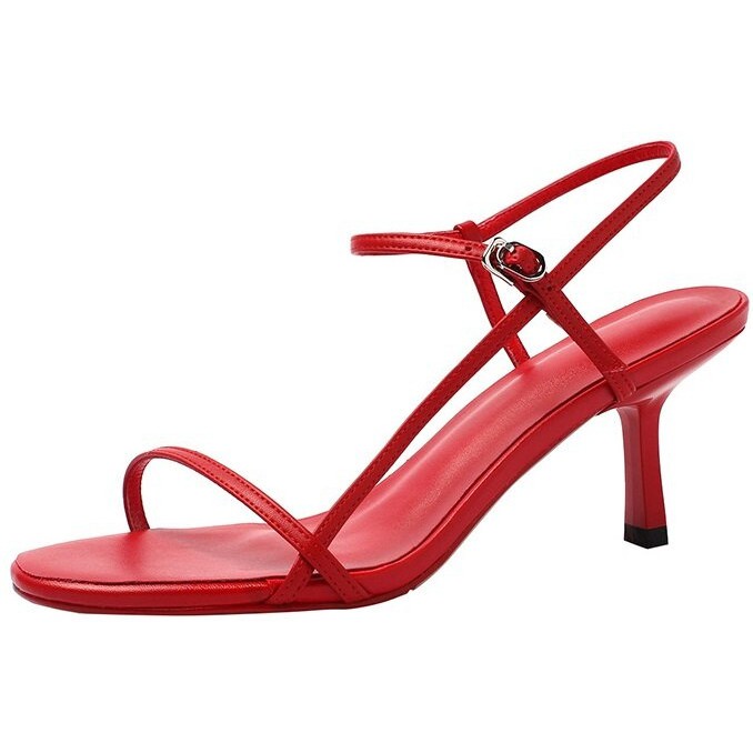 Sandal cao gót 7cm quai mảnh thời trang - s118