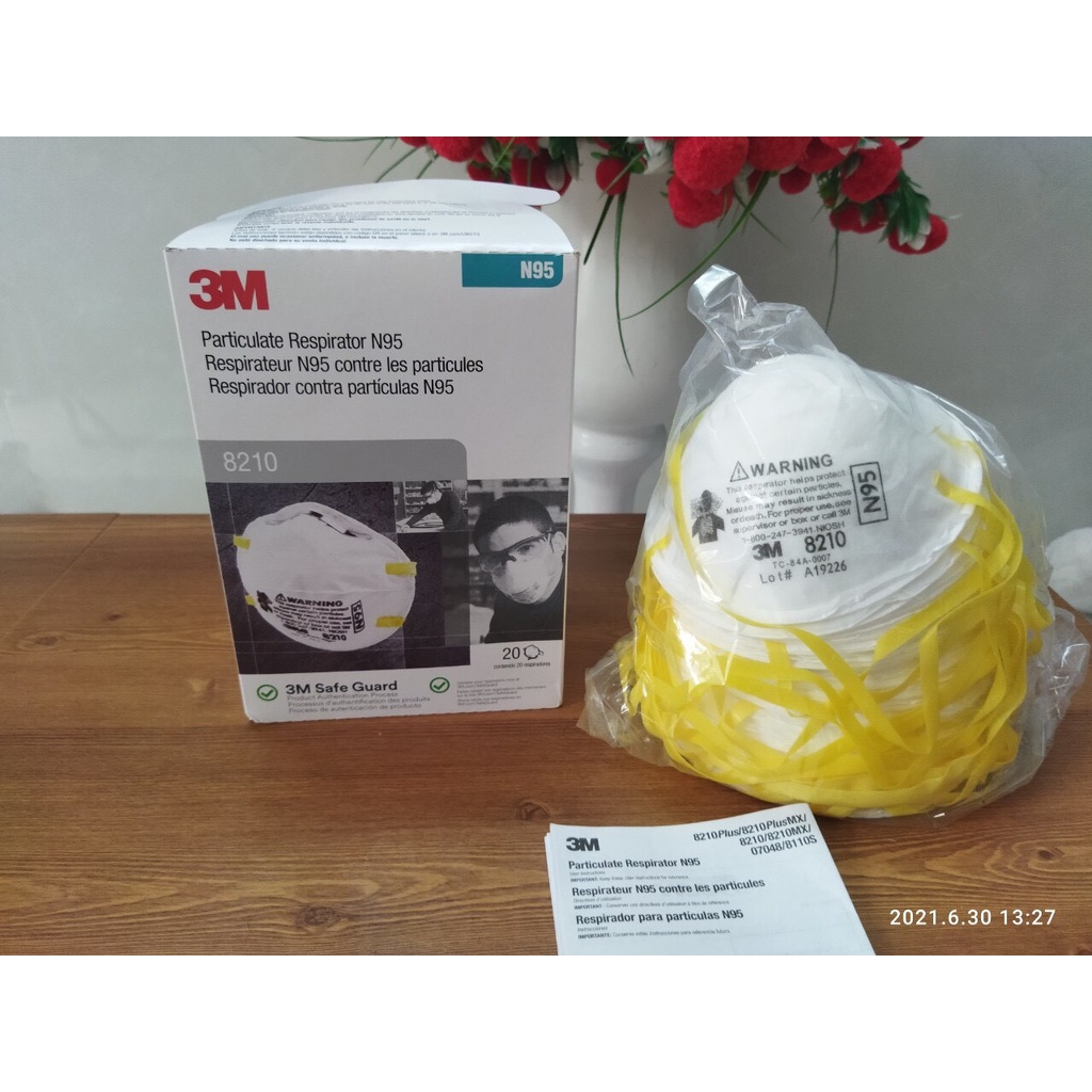 khẩu trang 3M 8210: 1 cái