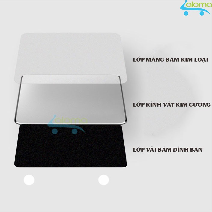 [Mã ELFLASH5 giảm 20K đơn 50K] Bàn di chuột kim loại 3 lớp 22x18cm cho game thủ SENZANS SZ-18