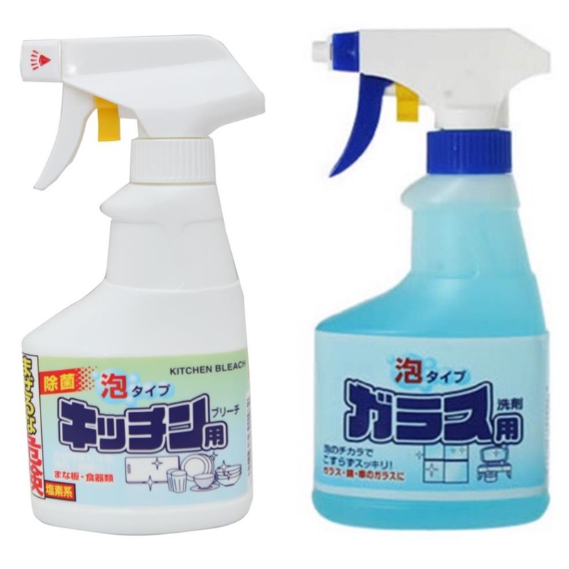 Chai xịt tẩy rửa đồ dùng nhà bếp, bồn cầu, vệ sinh kính 300ml Rocket Hàng Nhật Chính Hãng