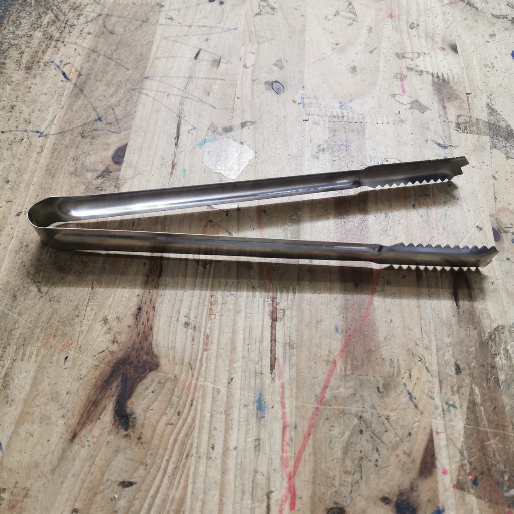 Kẹp gắp thức ăn, gắp đá INOX loại 1 dày