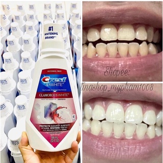 Nước Súc Miệng Trắng Răng Crest 3D White Glamorous / Advanced 1 lít