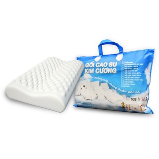 Gối cao su massage Kim Cương