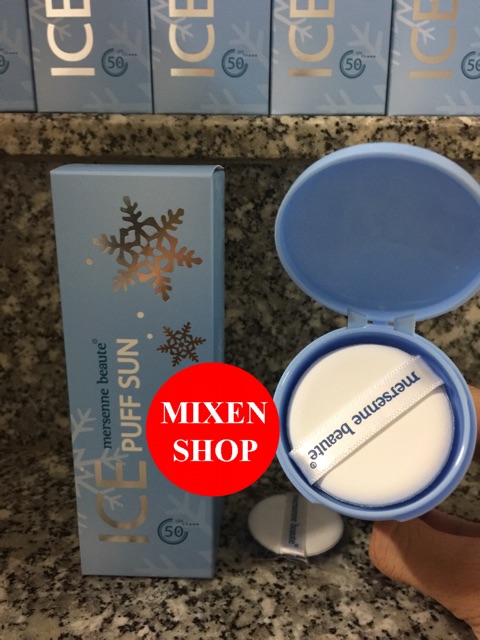 {Chính Hãng - Ảnh Thật} Kem chống nắng mát lạnh Ice Sun Mersenne Beaute Puff 100ml hàn quốc | BigBuy360 - bigbuy360.vn